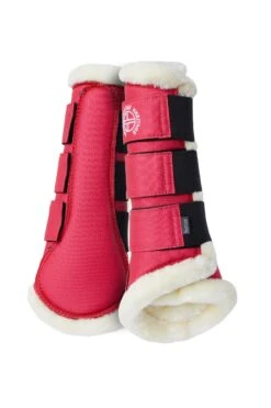 Horze Oslo Kunstfell Gamaschen -Reitsportbedarf 19215 RGRE 1