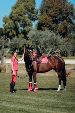 Horze Oslo Kunstfell Gamaschen -Reitsportbedarf 19215 RGRE 7
