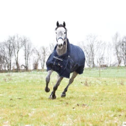 Horze Avalanche 1200D Regendecke Mit Hohem Hals Und Fleecefütterung -Reitsportbedarf 24017 PDB 4