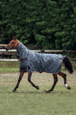 Horze Glasgow Regendecke Mit Halsteil, 400g -Reitsportbedarf 24111 IGG SLBR 05