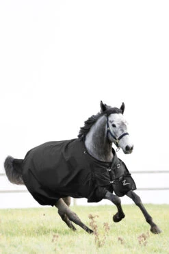 Horze Nevada Mittelschwere Regendecke, 200g -Reitsportbedarf 24574 bl 02