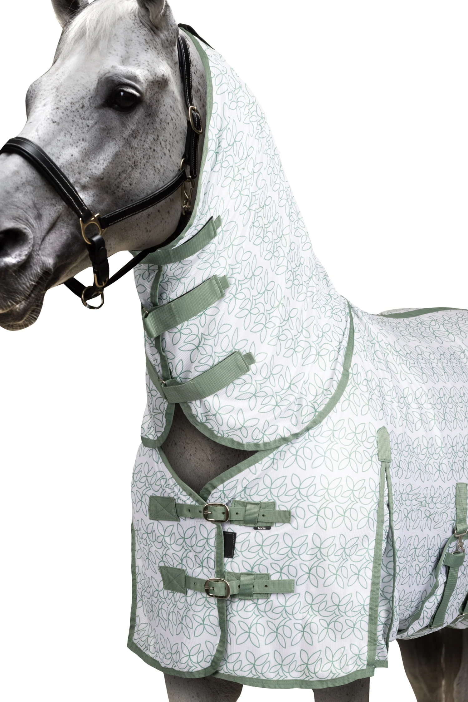 Horze Defender Fliegendecke Mit Festem Halsteil Und Bauchlatz 2 Horze Defender Fliegendecke Mit Festem Halsteil Und Bauchlatz – Bild 2