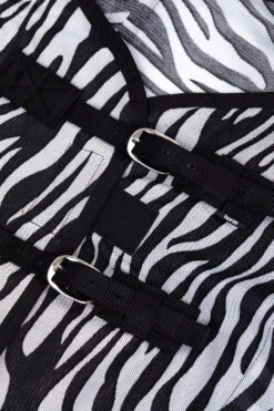 Horze Defender Fliegendecke Mit Festem Halsteil -Reitsportbedarf 24844 zebra 02