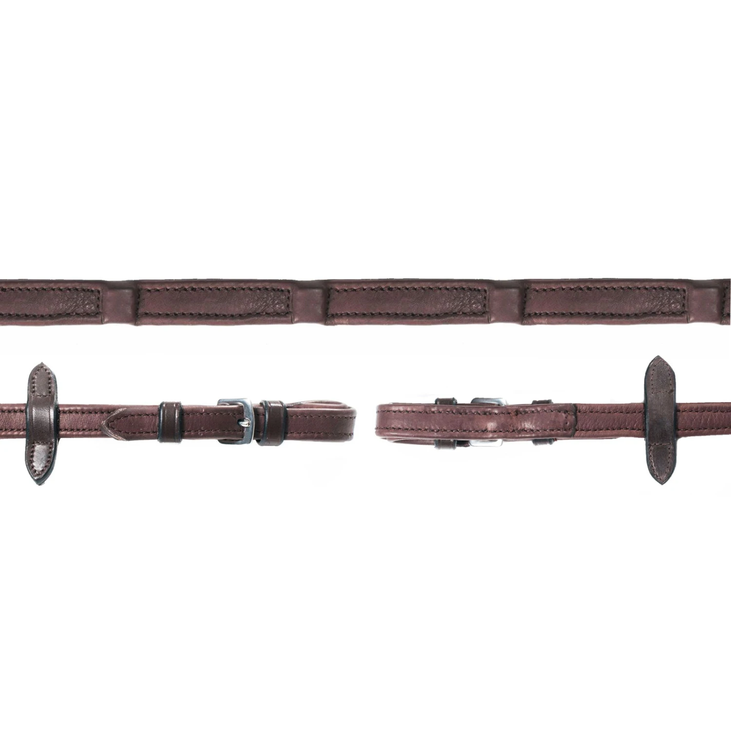 Schockmöhle Durasoft Lederzügel, Nyloneinlage 2 Schockmöhle Durasoft Lederzügel, Nyloneinlage – Bild 2