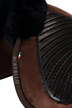 Acavallo Close Contact Gel & Memory Foam Pad Mit Lammfell -Reitsportbedarf 342256 BR BL 4