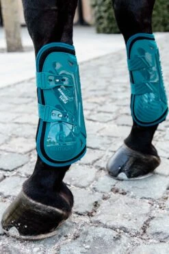 Kentucky Horsewear Bamboo Elastik Gamaschen -Reitsportbedarf 342508 EGR 1