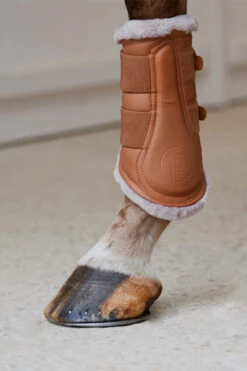 Eskadron Platinum 23 Faux Leather Faux Fur Gamaschen -Reitsportbedarf 345454 CLBR 02